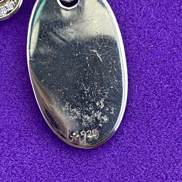 💛 Sterling Silver Zodiac Cancer Necklace - Picture 3 of 5